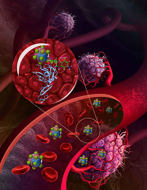 Contemporary illustration of tests for patients